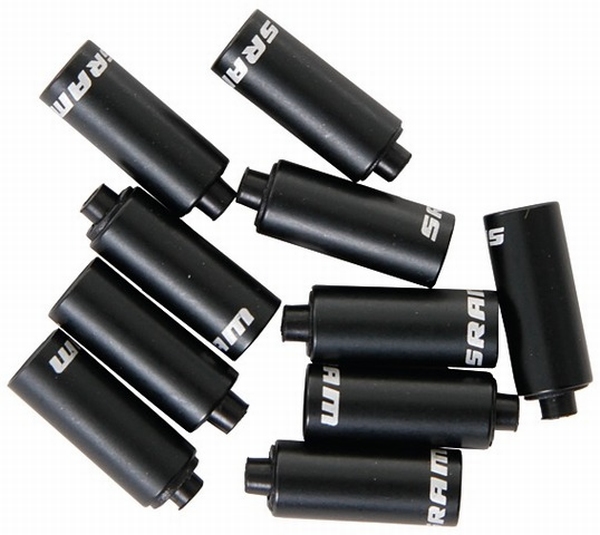 SRAM Kabelstoppers Zwart 4mm 10 Stuks