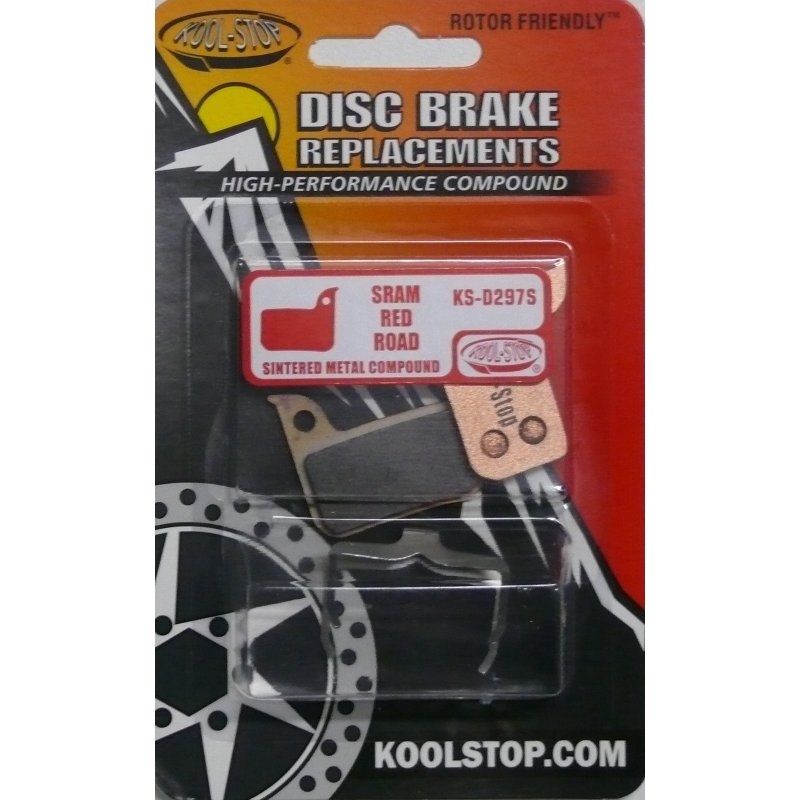 Koolstop Remblok Set D-297S SRAM Metal Red/Force 22