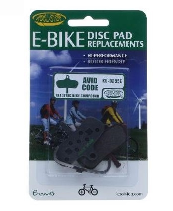 Koolstop Remblok Set KS-D295E Avid Organic Code 5