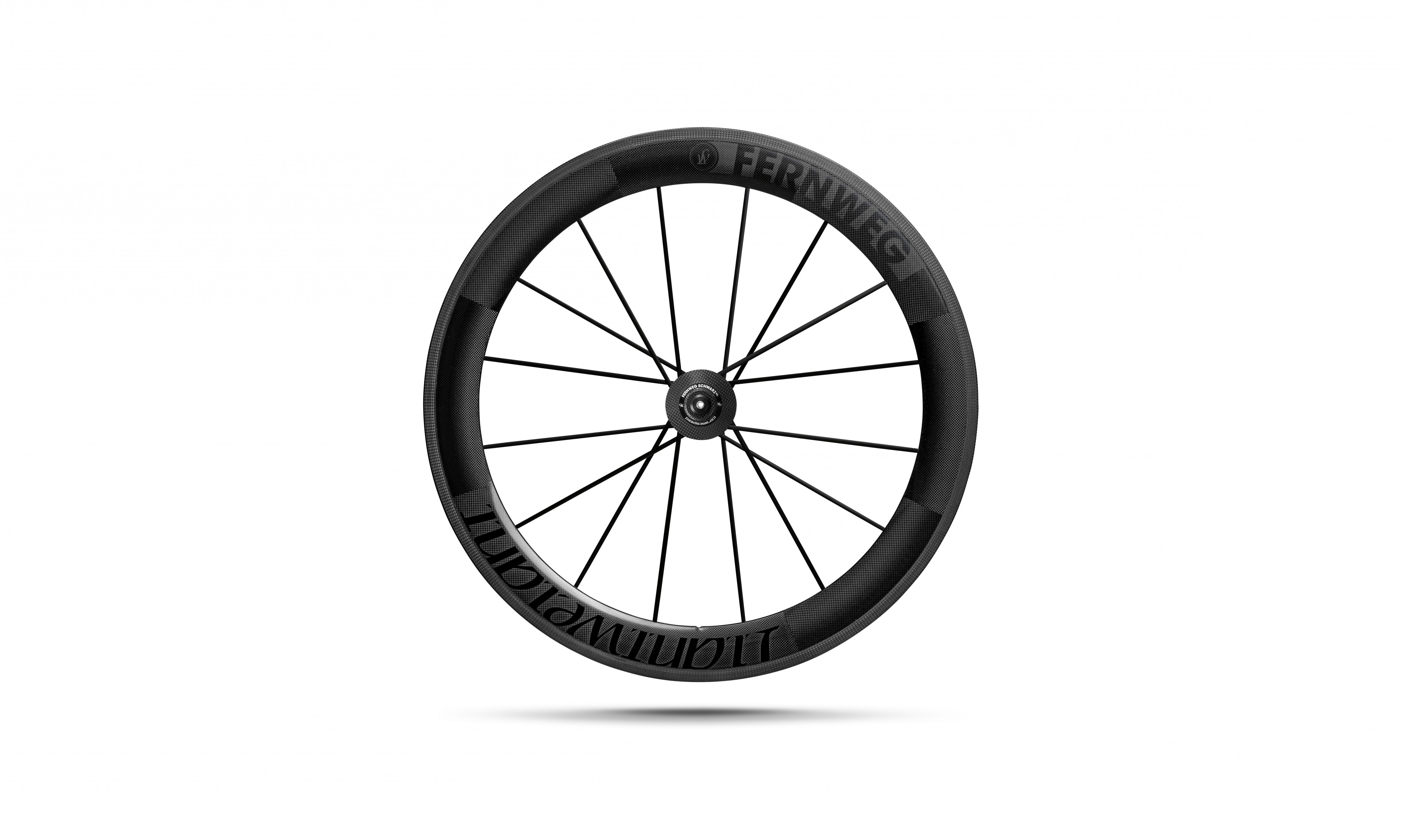 Lightweight Fernweg 63 Clincher Schwarz ED