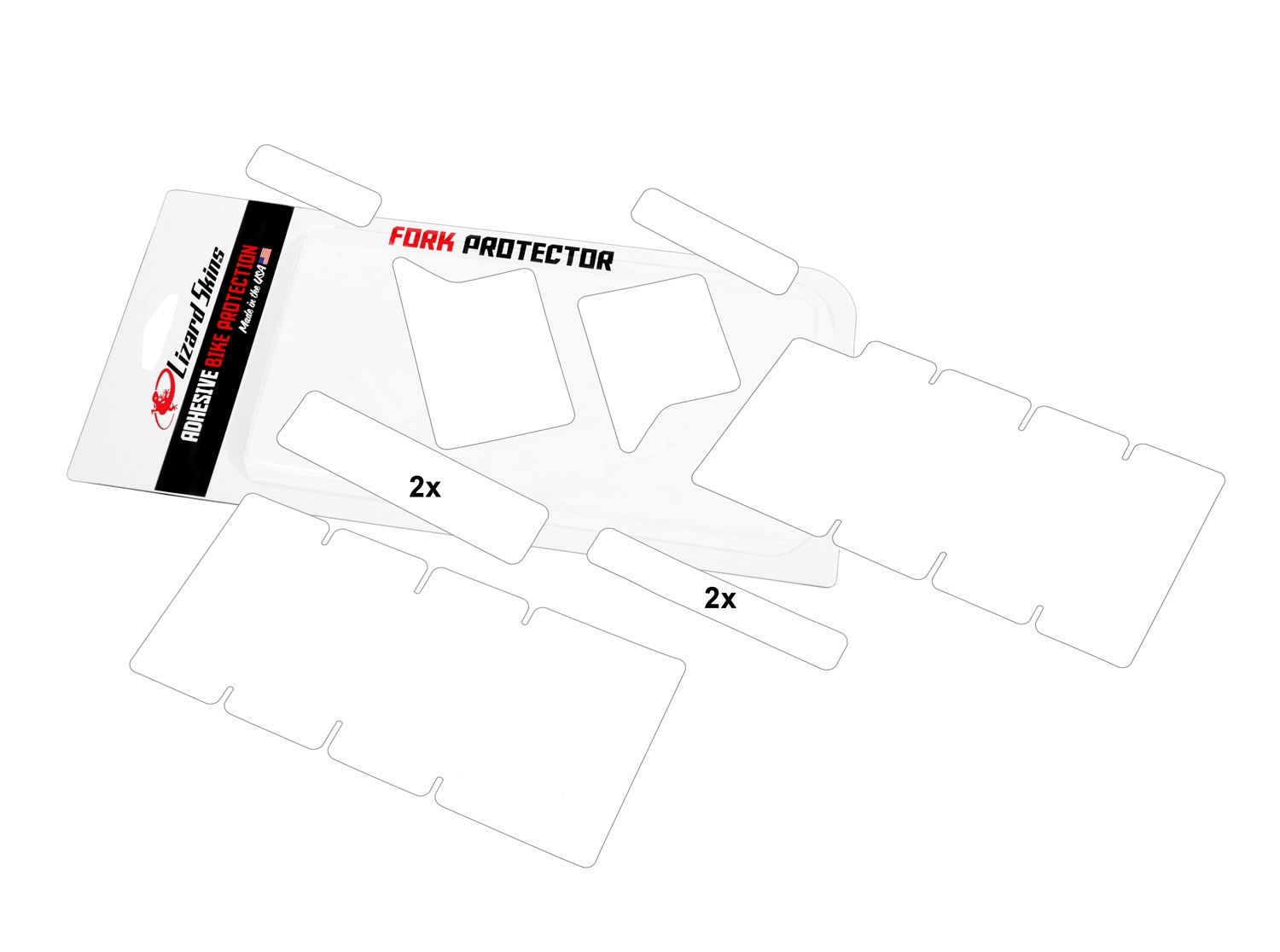 Lizard Skins Fork Protector Clear