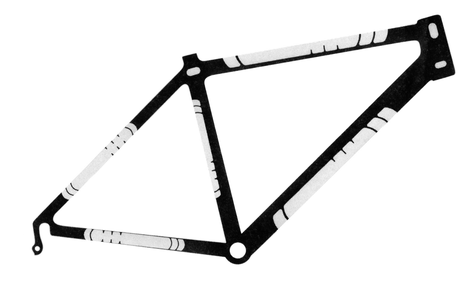 Lizard Skins Frame Beschermer Kit Clear