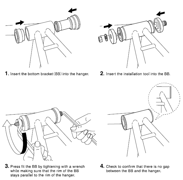 Shimano Press Fit Montage Tool TL-BB12