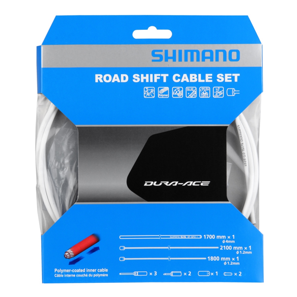 Shimano Shifterkabelset Dura Ace 9000 Polymer Wit