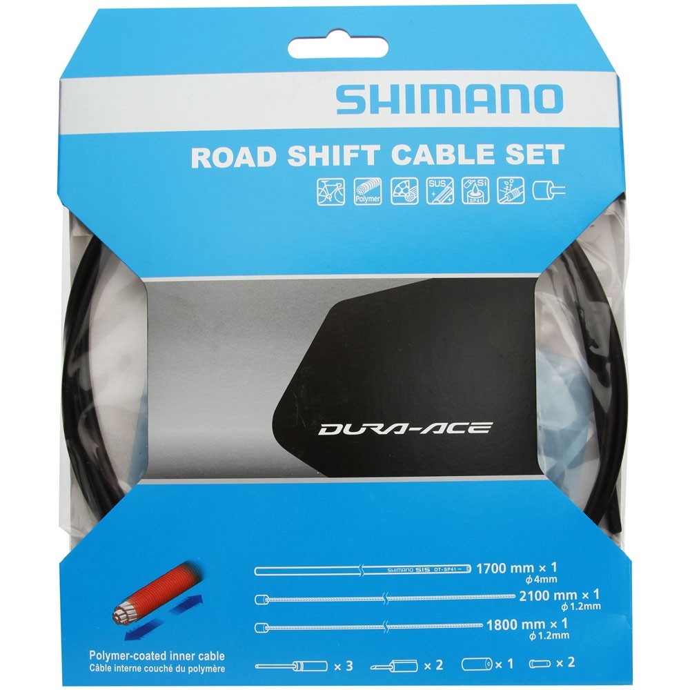 Shimano Shifterkabelset Dura Ace 9000 Polymer Zwart