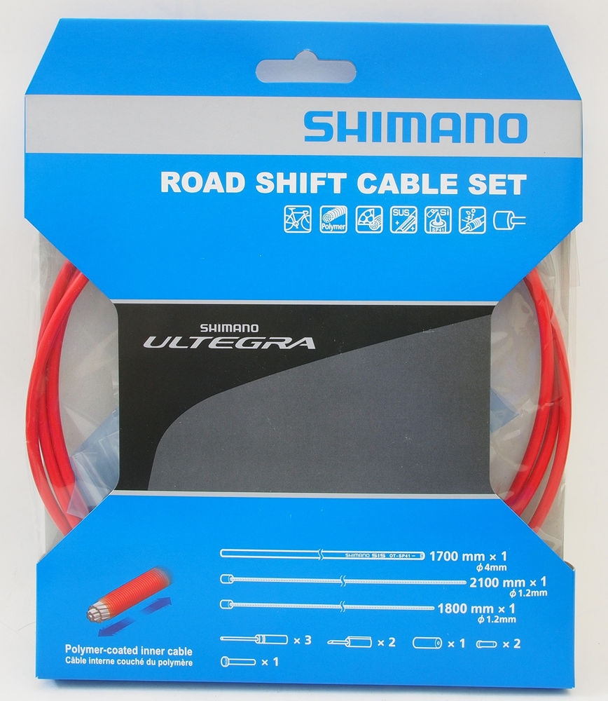 Shimano Shifterkabelset Ultegra 6800 Polymer Rood