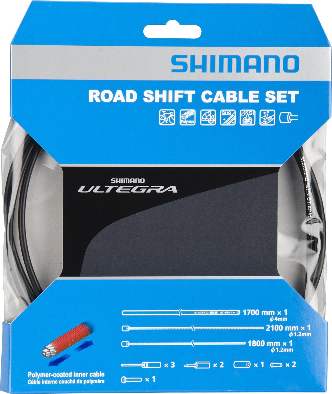 Shimano Shifterkabelset Ultegra 6800 Polymer Zwart