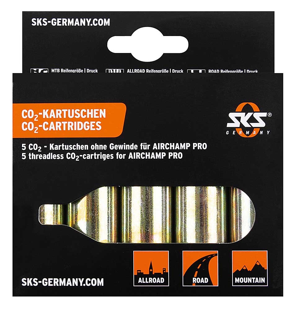 SKS CO2 Patronenset Airchamp Pro 5 Stuks