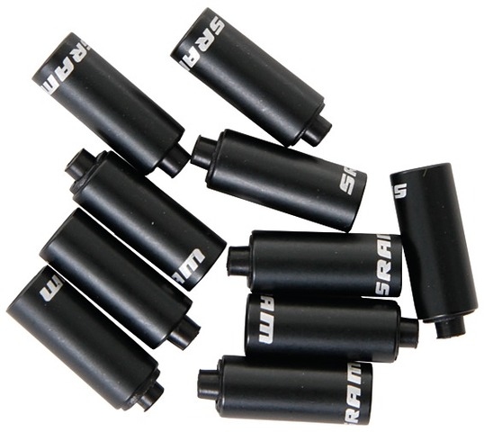 SRAM Kabelstoppers Zwart 4mm 10 Stuks