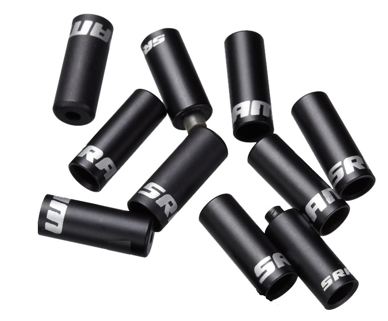SRAM Kabelstoppers Zwart 5mm 10 Stuks