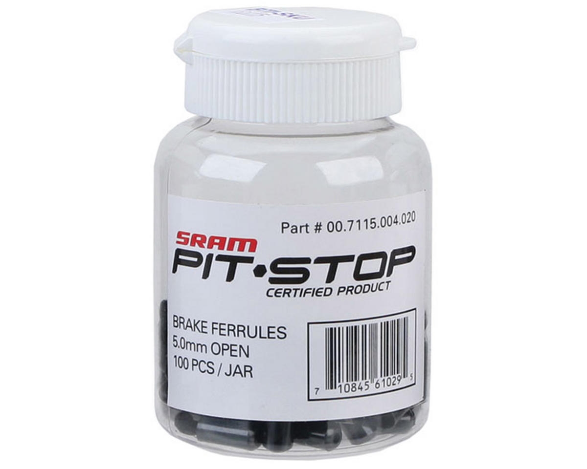 SRAM Kabelstoppers Zwart 5mm 100 Stuks