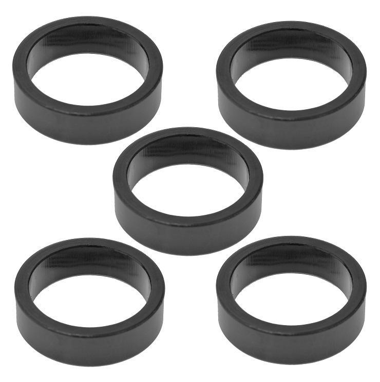 Trivio Spacer 10mm Alloy Zwart 5 Stuks