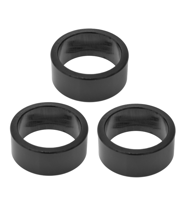 Trivio Spacer 20mm Alloy Zwart 3 Stuks