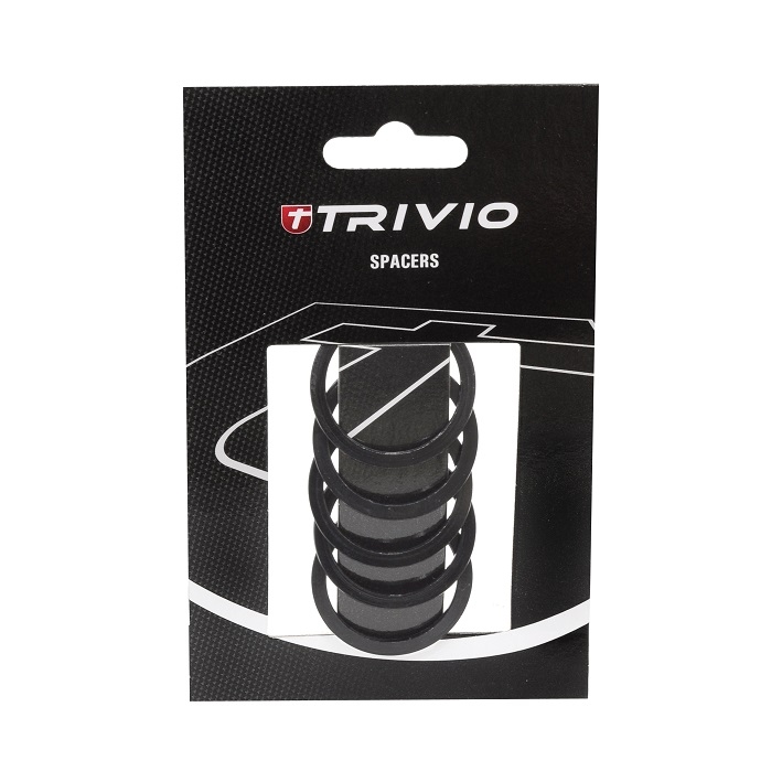 Trivio Spacer 2mm Alloy Zwart 5 Stuks