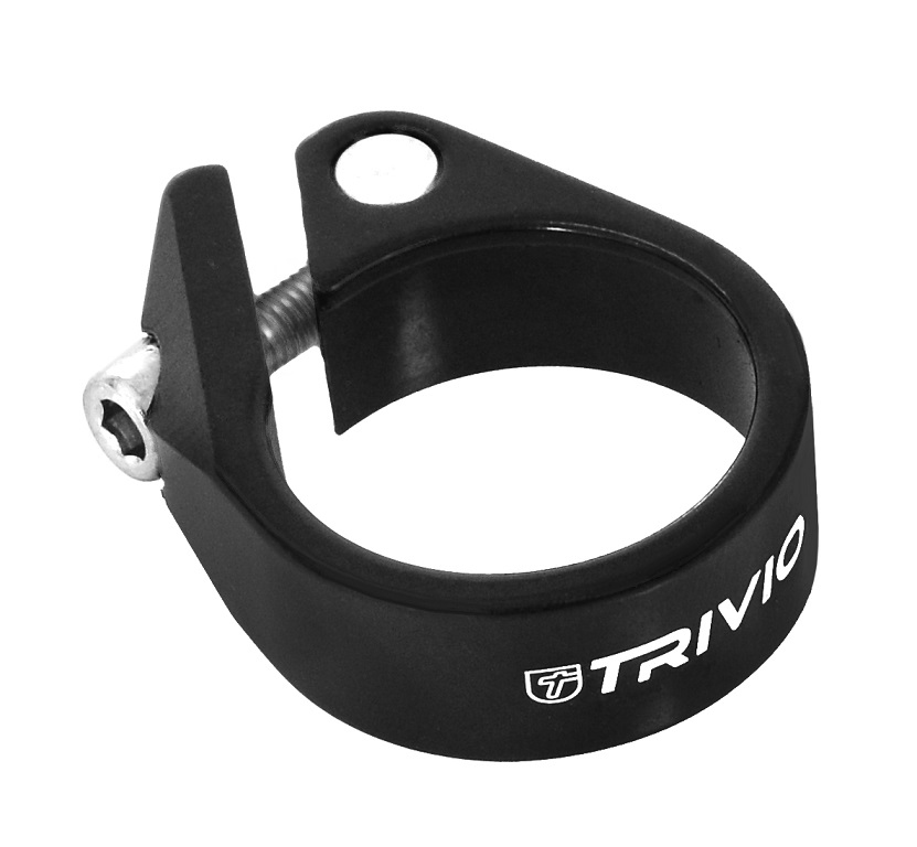 Trivio Zadelpenklem Alu Zwart