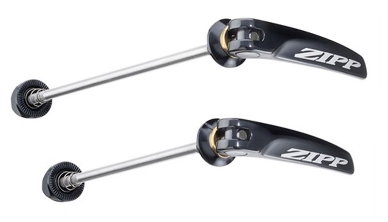 Zipp Snelspannerset Staal Race Zwart