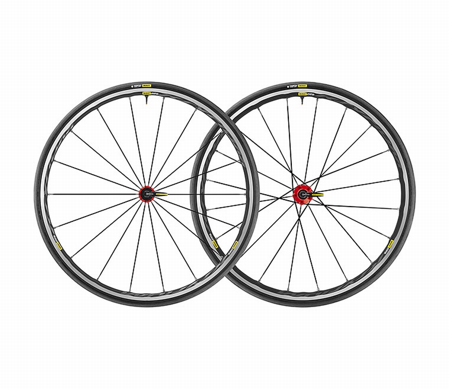 パーツ MAVIC KSYRIUM ELITE UST C17 Mavic Ksyrium Elite UST 22/25mm Rood